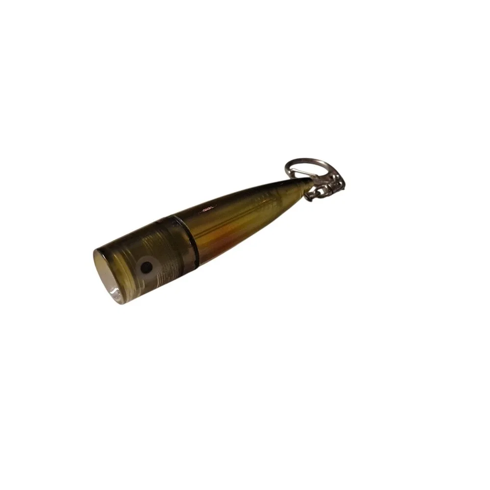 Fishing Lure Flashlight Keychain Key Ring Tested Works